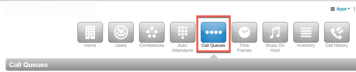 PrimeCall screenshot: call queues - create