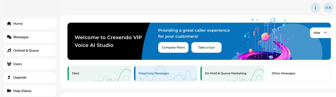 PrimeCall screenshot: voice ai studio - walkthrough