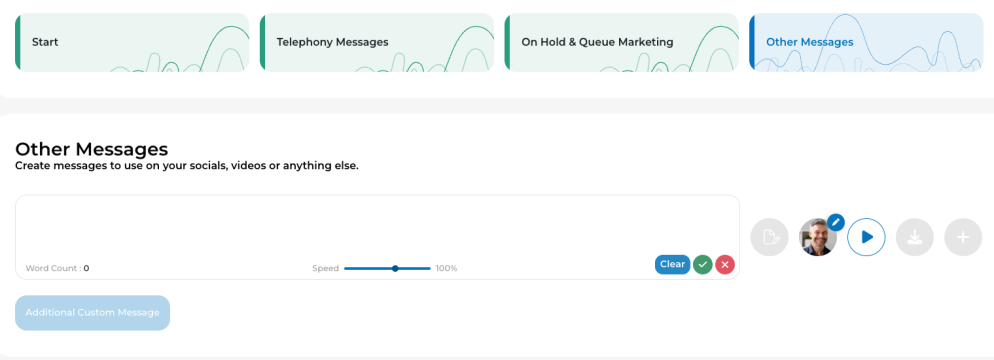 PrimeCall screenshot: voice ai studio - walkthrough