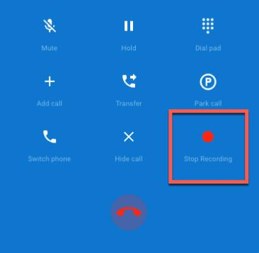 PrimeCall screenshot: call recording - on-demand