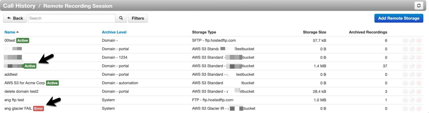PrimeCall screenshot: call recording - remote
