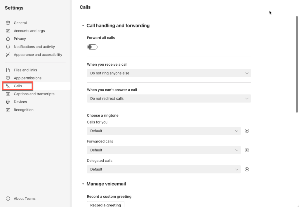 PrimeCall screenshot: teams integration - mobile