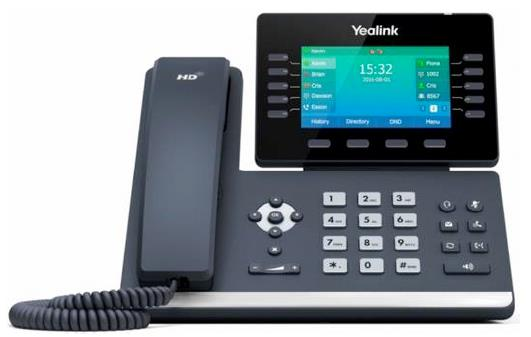 PrimeCall desk phone: line/feature buttons, soft keys and hard buttons