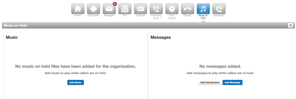 PrimeCall screenshot: portal for users - phones